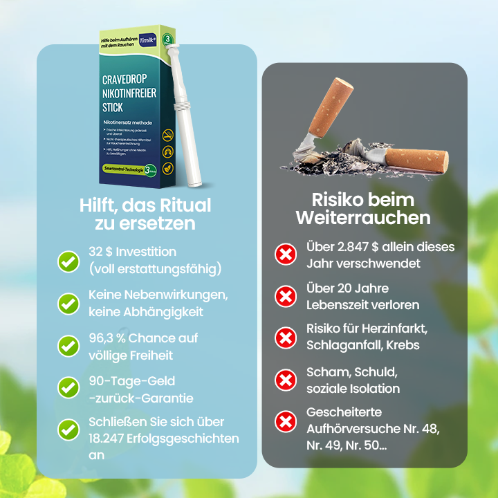 Timilk® CraveDrop Nikotinfreier Stick