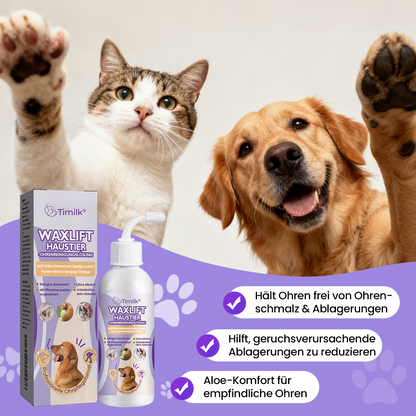Timilk® WaxLift Haustier-Ohrenreinigungslösung