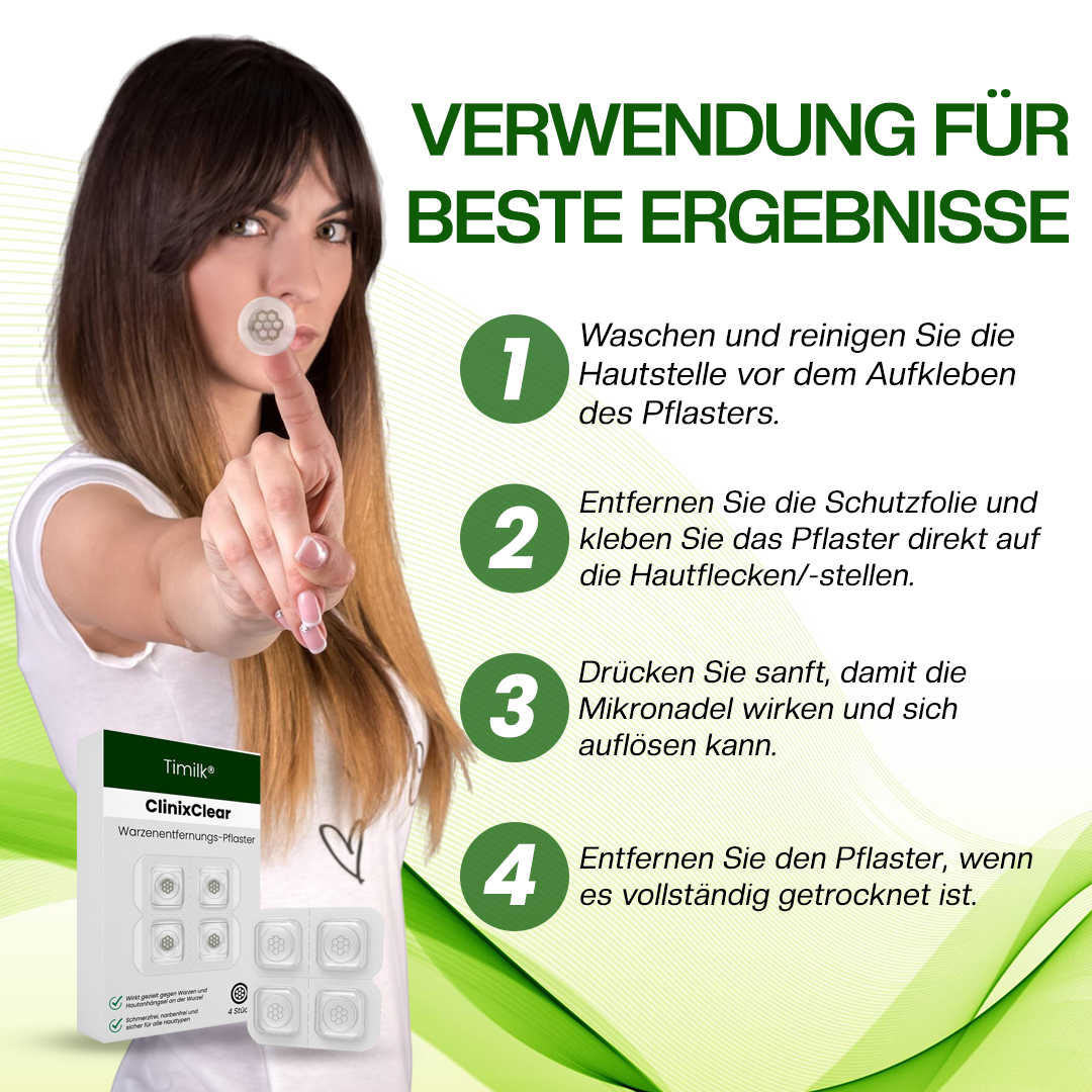 Timilk® ClinixClear Warzenentfernungs-Pflaster
