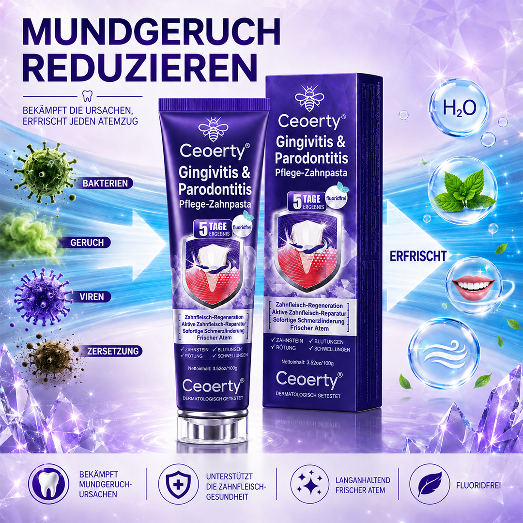 Ceoerty® Gingivitis & Parodontitis Pflege-Zahnpasta-