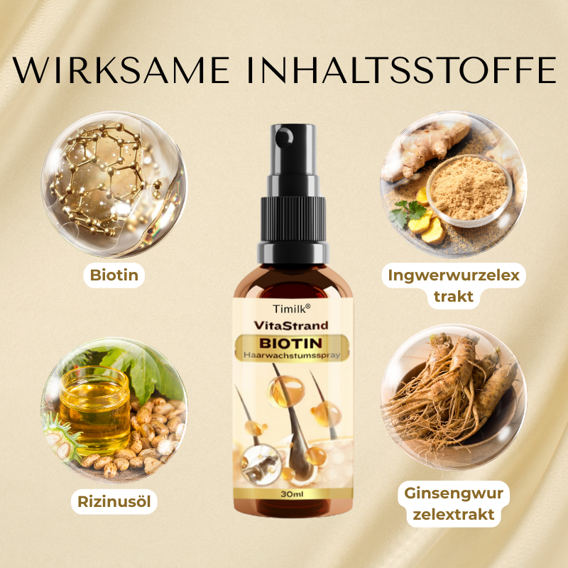 Timilk® VitaStrand Biotin Haarwachstumsspray-