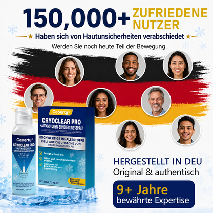 Ceoerty® CryoClear Pro Hauterneuerungs-Spray gegen Hautunebenheiten