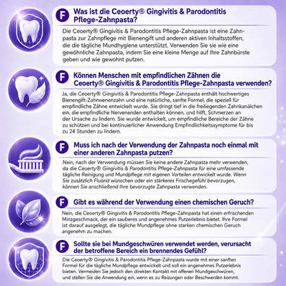 Ceoerty® Gingivitis & Parodontitis Pflege-Zahnpasta-