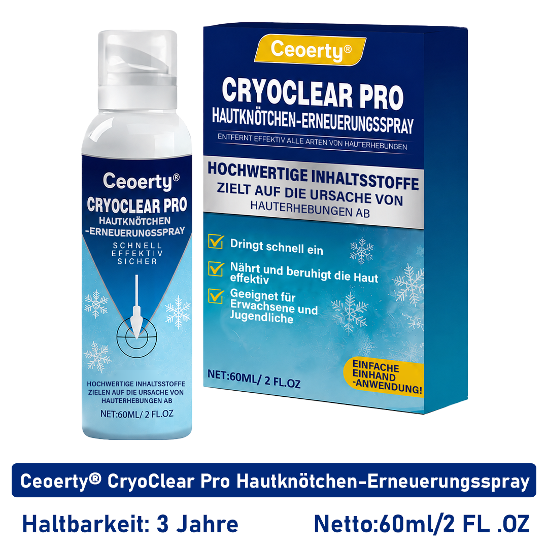 Ceoerty® CryoClear Pro Hauterneuerungs-Spray gegen Hautunebenheiten