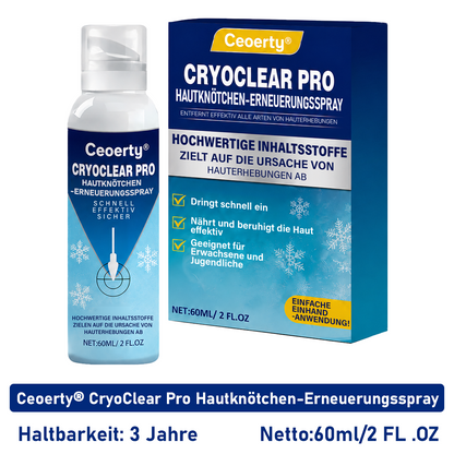 Ceoerty® CryoClear Pro Hauterneuerungs-Spray gegen Hautunebenheiten