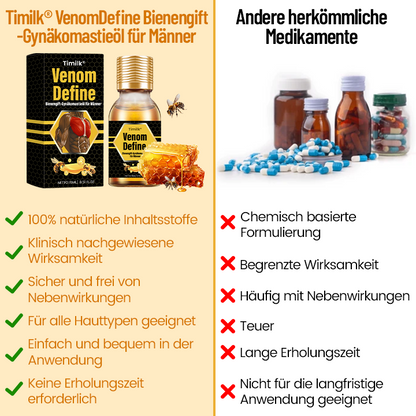 Timilk® VenomDefine Bienengift-Gynäkomastieöl für Männer (A)