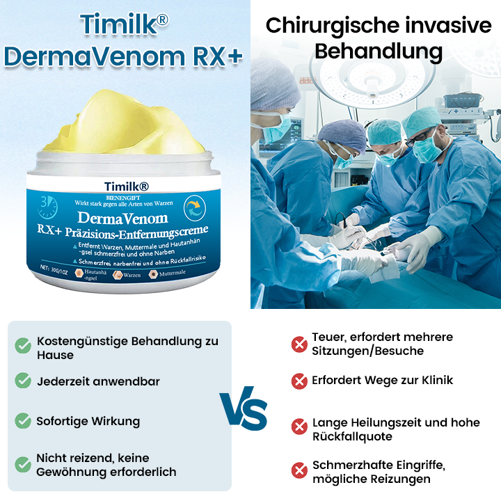 Timilk® DermaVenom RX+ Präzisions-Entfernungscreme