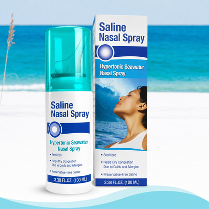 Nasenspray mit Kochsalzlösung