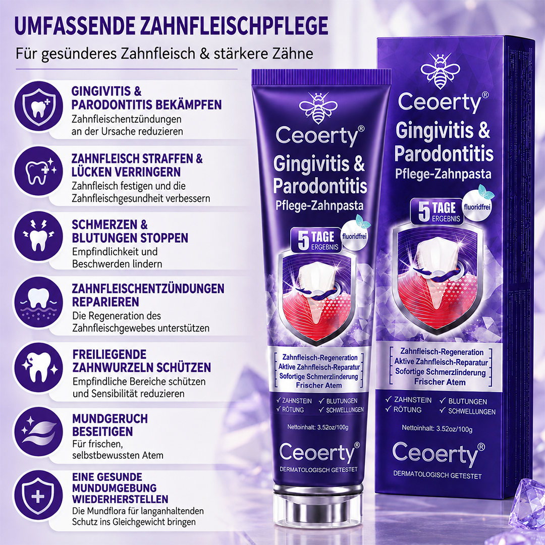 Ceoerty® Gingivitis & Parodontitis Pflege-Zahnpasta-