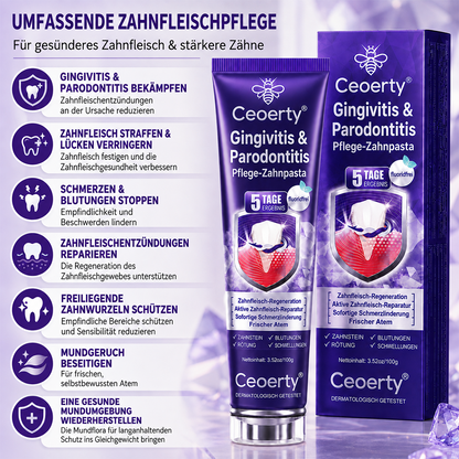 Ceoerty® Gingivitis & Parodontitis Pflege-Zahnpasta-