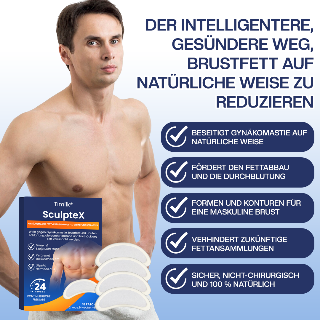 Timilk® SculptXX Gynäkomastie Fettverbrennungs- & Straffungspflaster