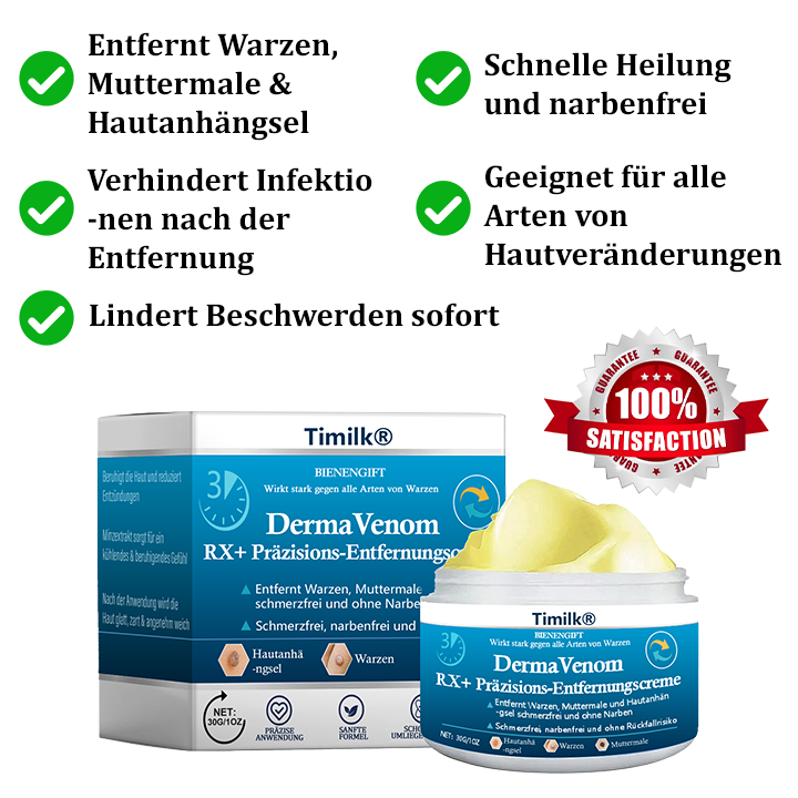 Timilk® DermaVenom RX+ Präzisions-Entfernungscreme