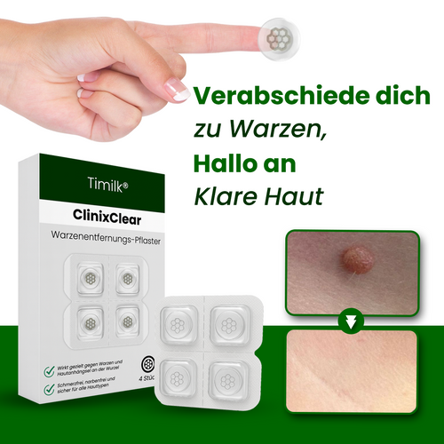 Timilk® ClinixClear Warzenentfernungs-Pflaster