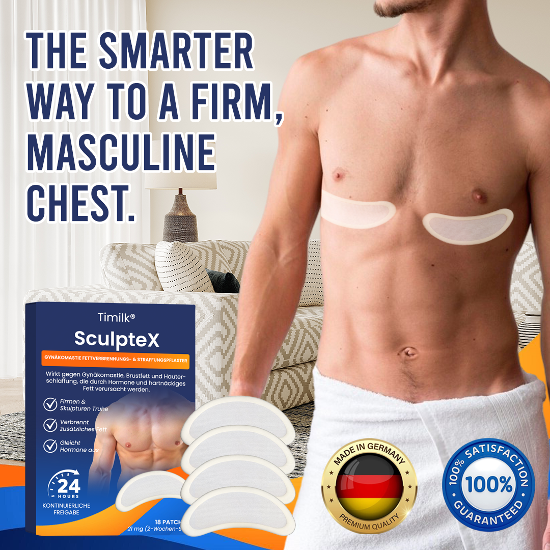 Timilk® SculptXX Gynäkomastie Fettverbrennungs- & Straffungspflaster