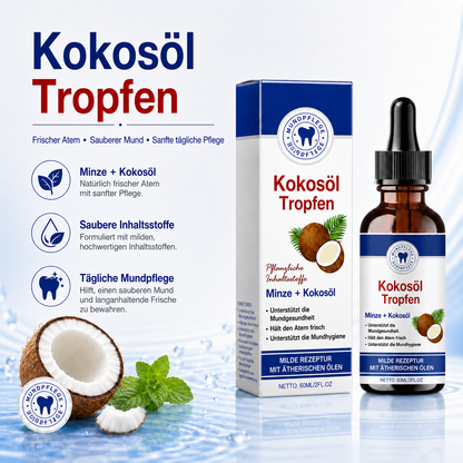 Kokosöl Tropfen